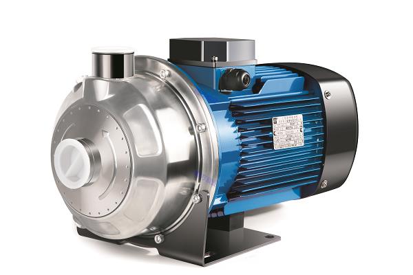 非自吸不銹鋼臥式單級離心泵，主要零部件采用不銹鋼板沖壓結構，配加長軸電機，軸向入口和徑向出口。